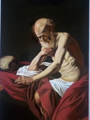 “San Girolamo” omaggio a Caravaggio